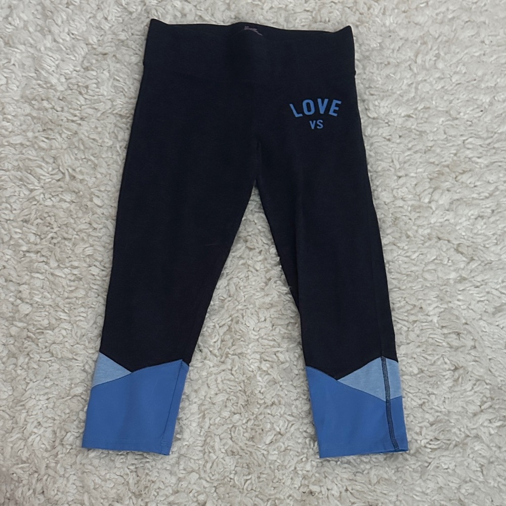 Victoria's Secret Kids Leggings in Black and Blue